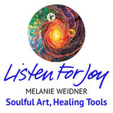 Listen For Joy-Art and Wisdom Cards-Deep Breath Deck by Melanie Weidner